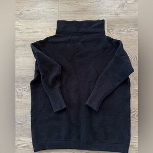 Free People Black Cowl Neck Sweater